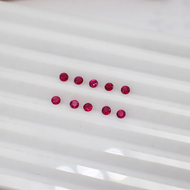 MEDBOO Fine Jewellery Manufacturer Wholesale Square Shape Cut Real Natural Red Ruby Gems Red Loose Gemstones For Jewelry Making