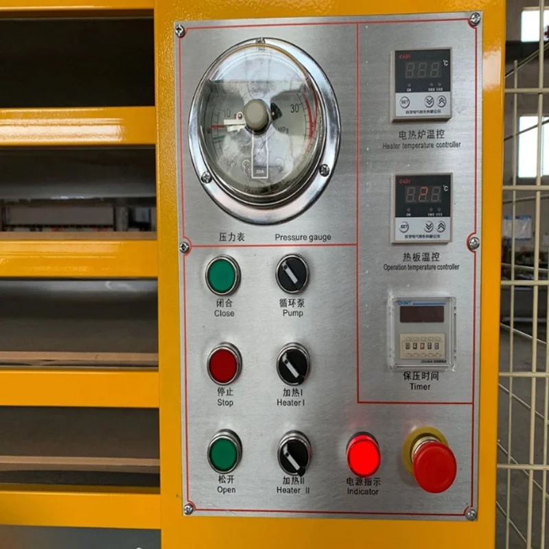 
MH3848*4 wood veneer hydraulic hot press melamine laminating machine 