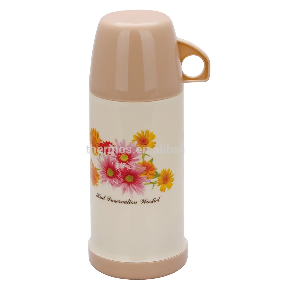 DAYDAYS Good Quality Classical  Plastic Vacuum Flask Glass Inner Thermos Jug