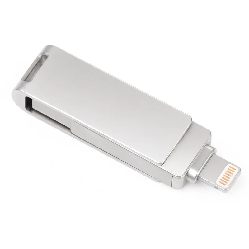 Usb Stick Usb Flash Drive For Iphone Ipad Pendrive 2.0 64gb Usb 32gb 128gb 2 in 1 Pen Drive For ios External Storage Devices