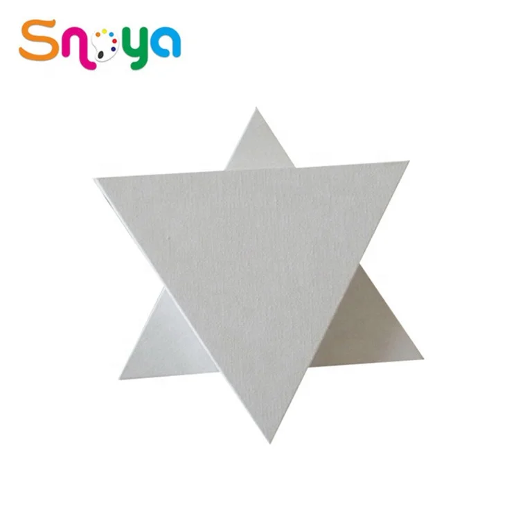 
2019 Hot selling art round shape white cotton canvas panel 