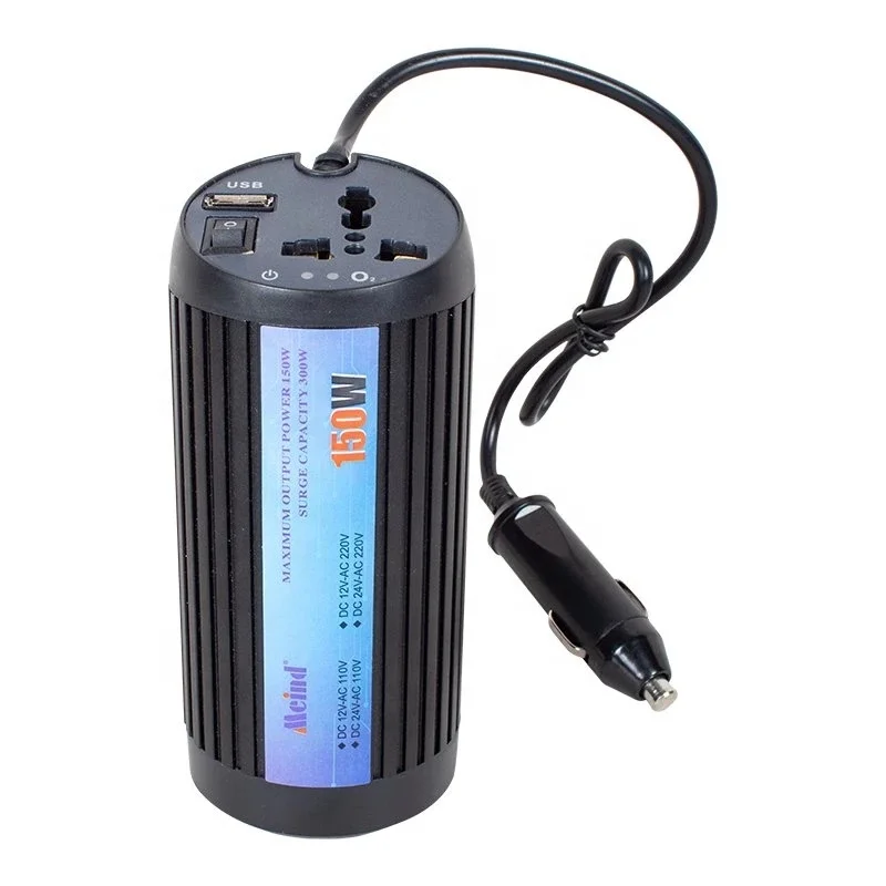 Directly Factory offer DC AC Inverter 12V To 220V 150W Cup Shape Car Power Inverter 12V 220V Mini Inverter 12V 220V 60Hz