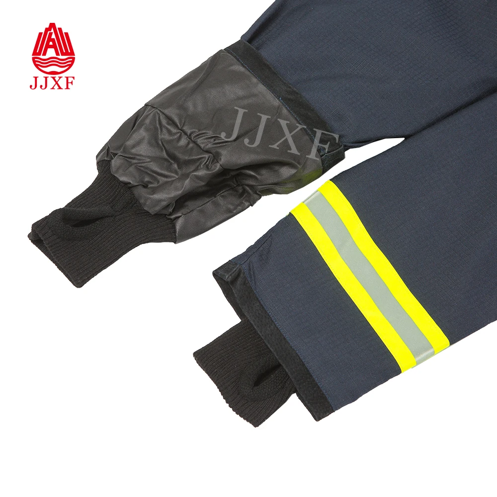 CE Certified Fireman Protective EN469 Rescue Flame Retardant Nomex Fire Fighting Suit for Fire Fighters