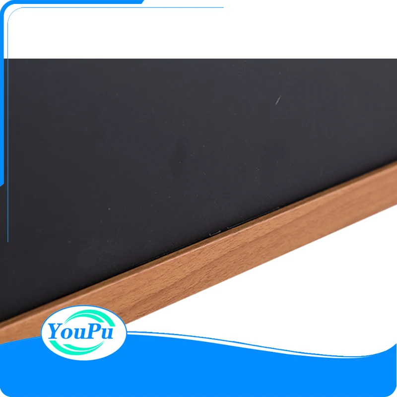 Black Chalkboard with Wooden Frame Blackboard for School Office Home Supplies