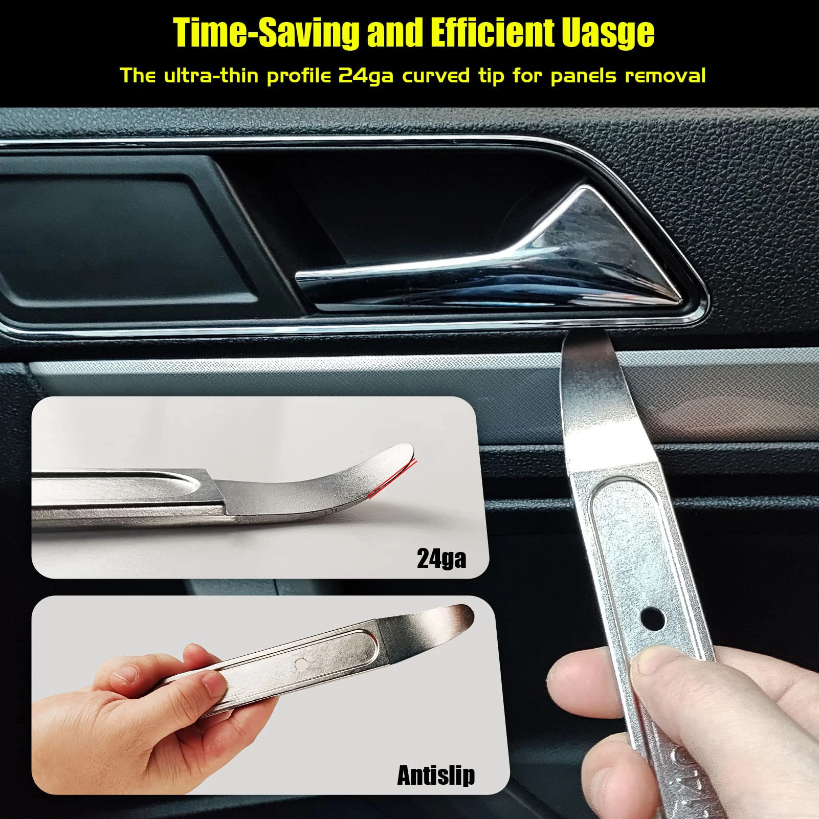 AromaNano Pry Bar Trim Removal Pry Tool Pocket Mini Pry Bar  Door Panel Removal Tool