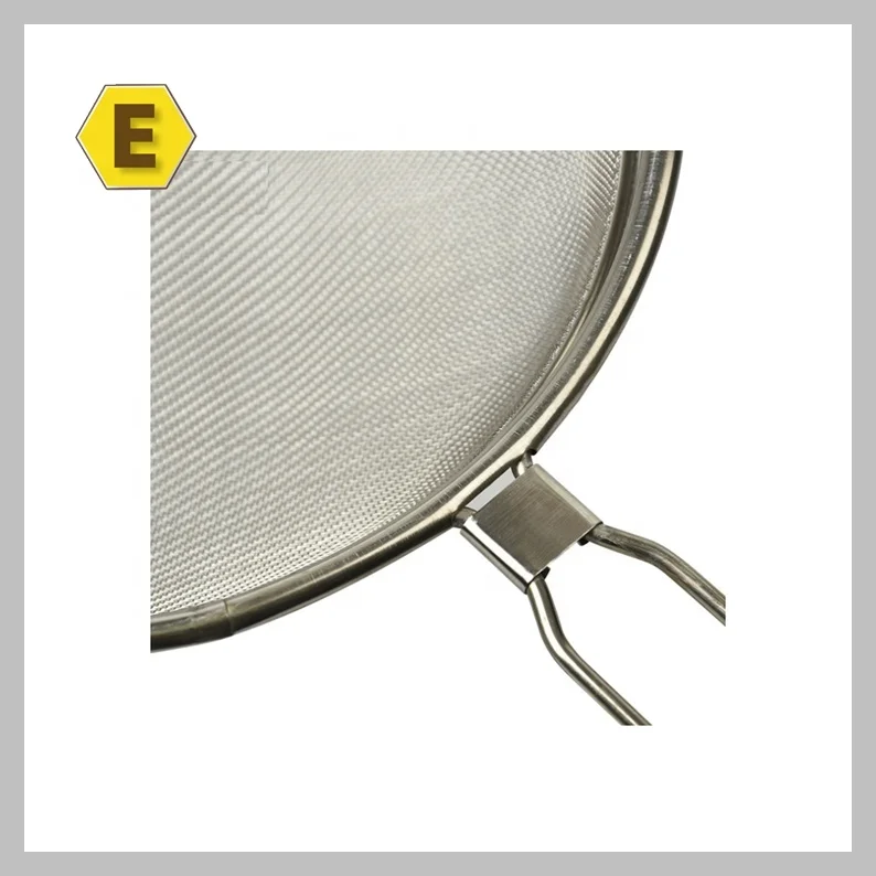 
Stainless steel honey sieve with three brackets 