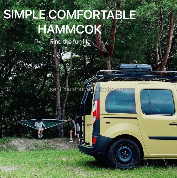 Hot Selling Lightweight Parachute Double Camping Hammock Nylon Swing For Outdoor Hiking Travel