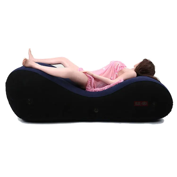 Inflatable Sex Sofa Furniture S Shaped Love Position Chair Sex Chaise Lounge For Adult Bondage Furniture