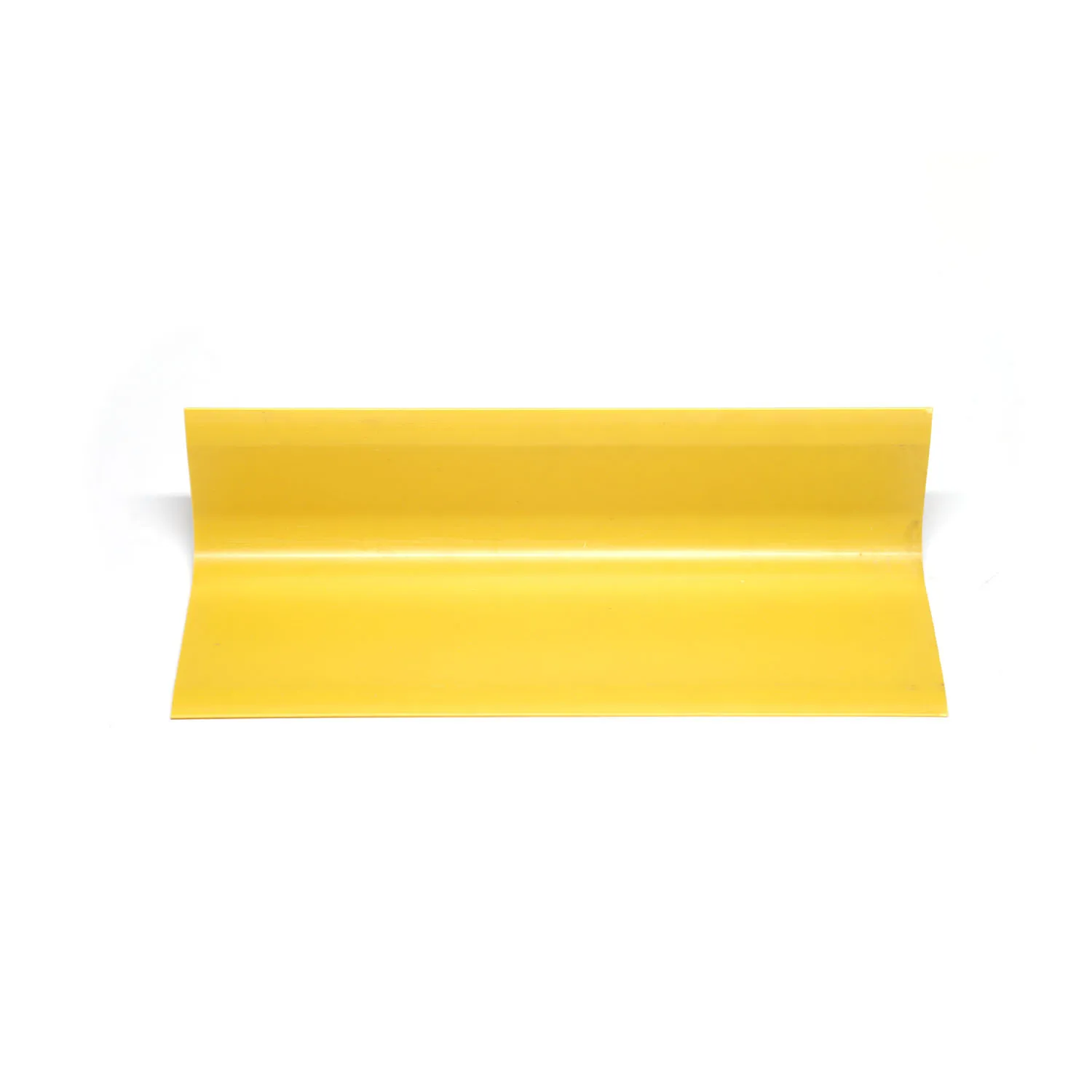 Modern Design PVC Rubber Plastic Corner Protectors Yellow Color 70x50x2mm PVC L Profiles