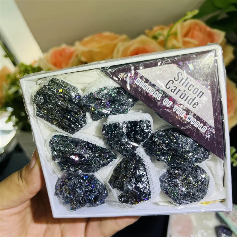 Wholesale Natural Gemstone Rough Box Unpolished Raw Stone Crystal Specimen Amethyst for Gift