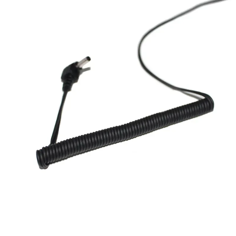 Black and Red Low Price 3.5mm x 1.35mm 90 degree black  to 2 pin dc cable