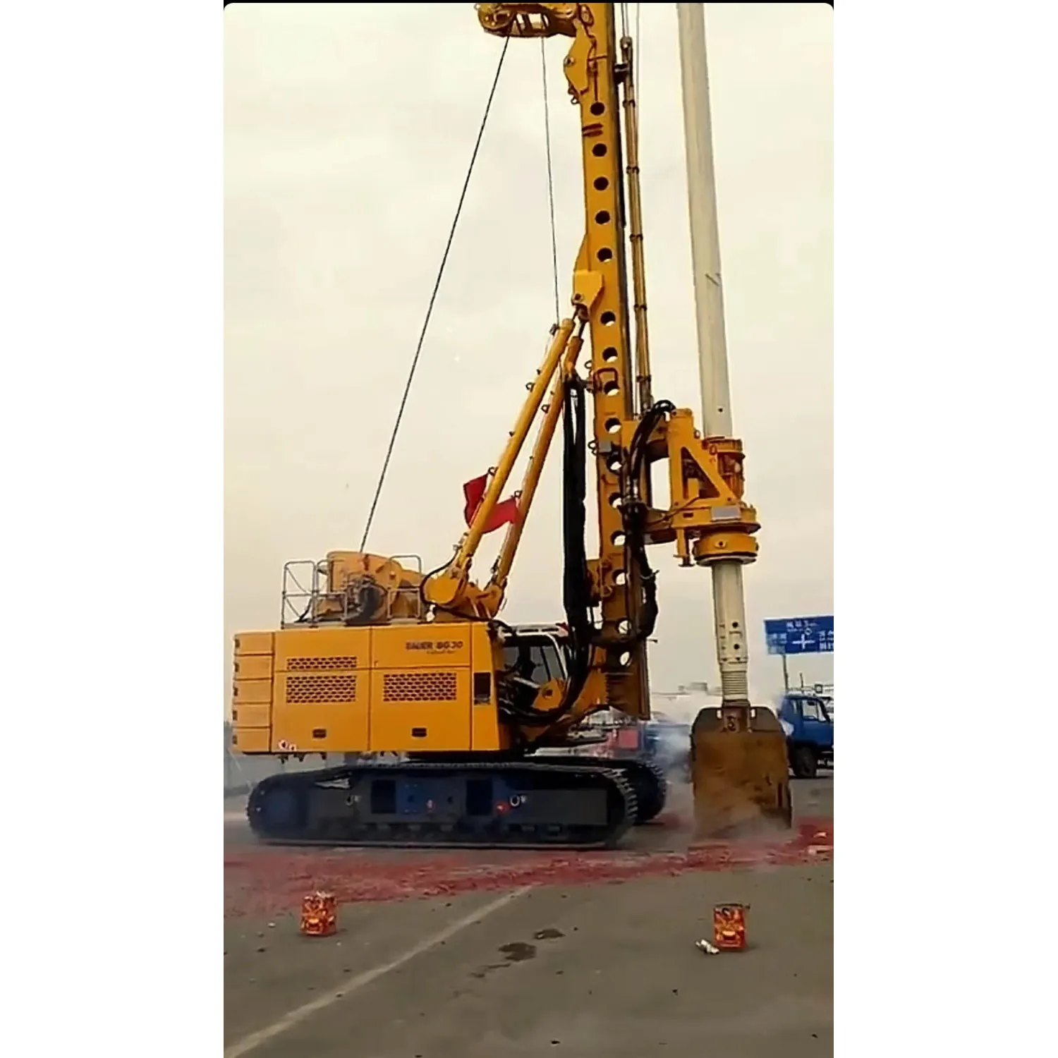 BG30 2012 Used Rotary Drilling Rig Hot Sale New Arrival Bauer Bg30  Used Rotary Drilling Rig For Sale