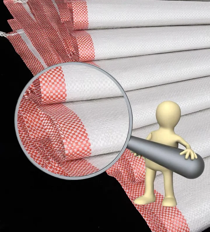 25kg 50kg Rice Corn Sacks Seed Simple Plain Maize Grain Bags PP Woven Sack Package Cement Bags