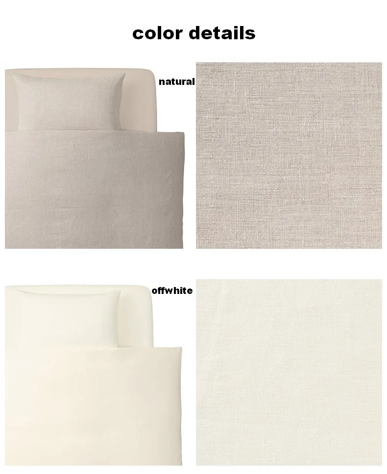 100% linen Low-Maintenance Health Benefits fabric whole sale in roll for bed sheets bedding set