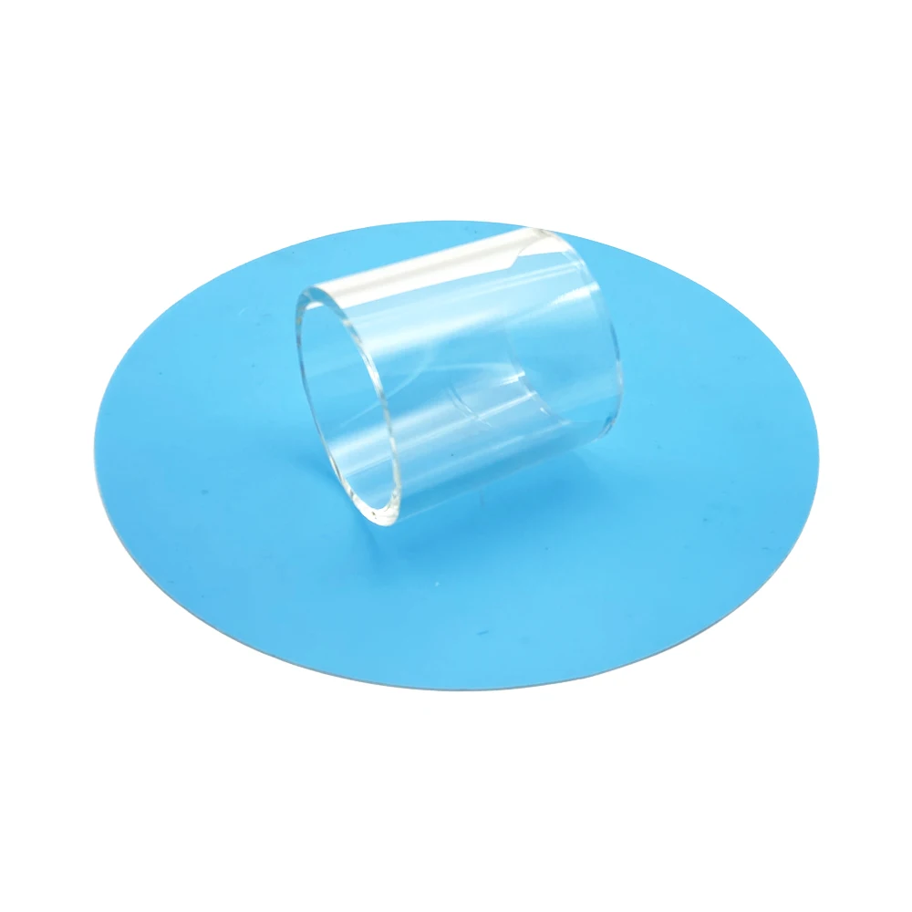 High Borosilicate 50mm 76mm Glass Raschig Rings for Distilling Column Packing