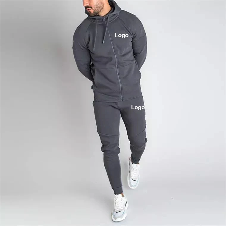 custom logo high quality track suits men sport tracksuit latest fashion 2 piece sets sweatsuits for men