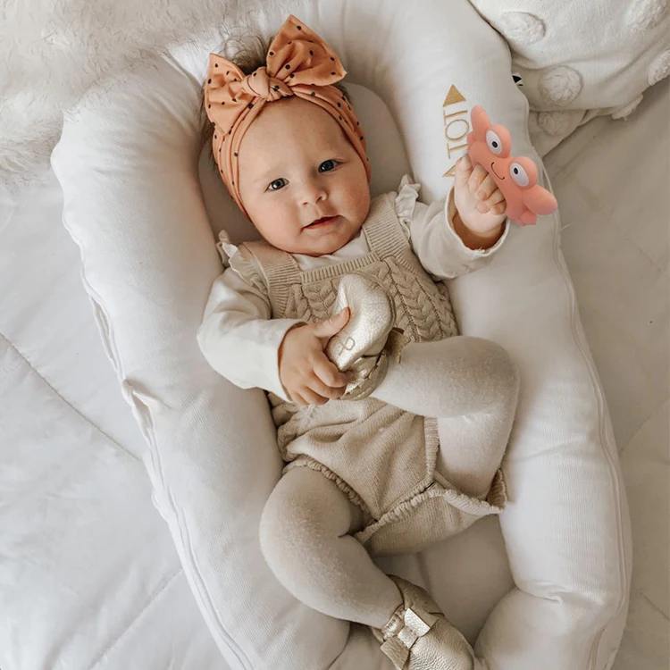 Fast Shipping Pink Small Crab Shape Recycled Natural Organic Latex Toys For Babies