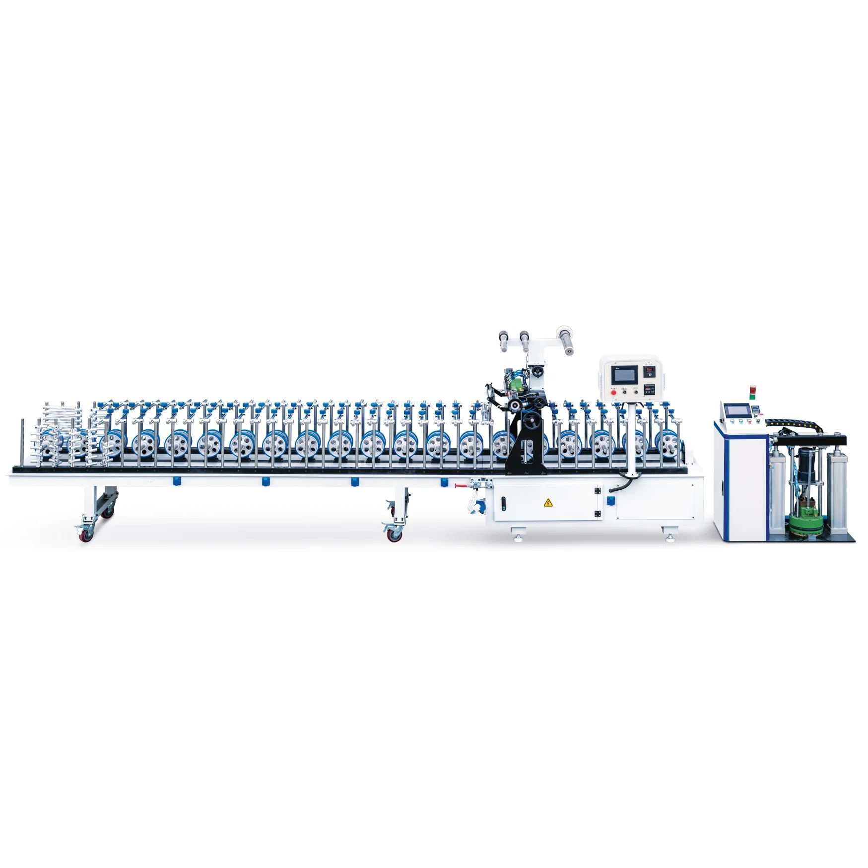 PVC UPVC Semi Automatic PUR Laminator Clipboard Veneer Wrapping Machines
