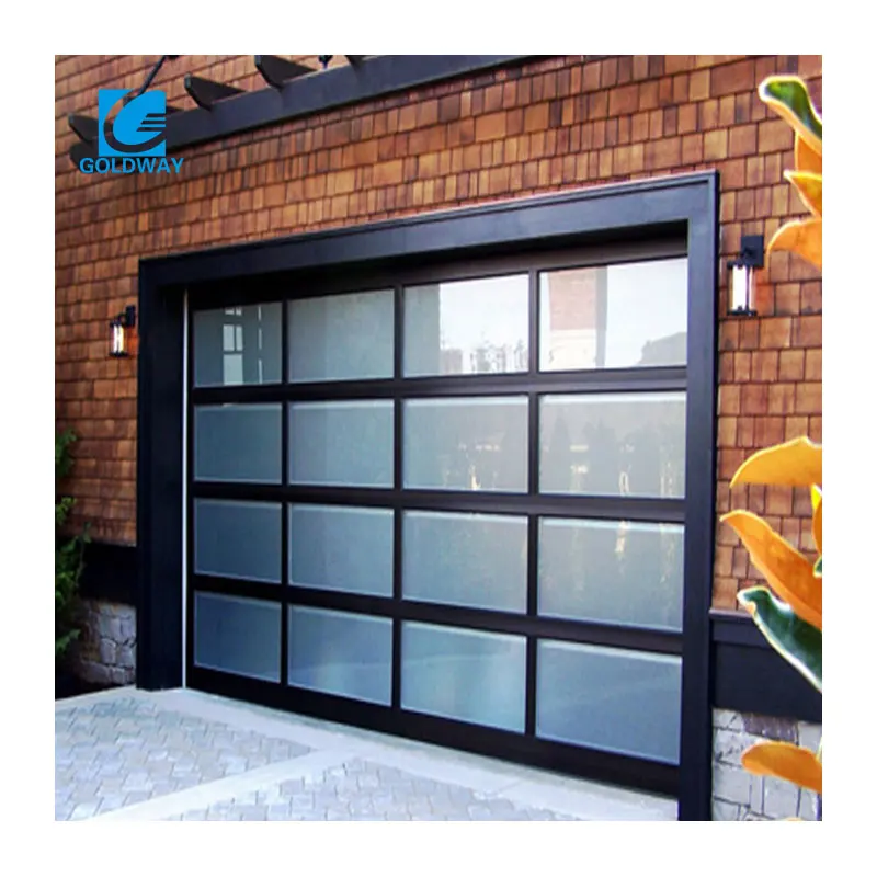 Full View Clear Glass Insulated Garage Doors with Best Price