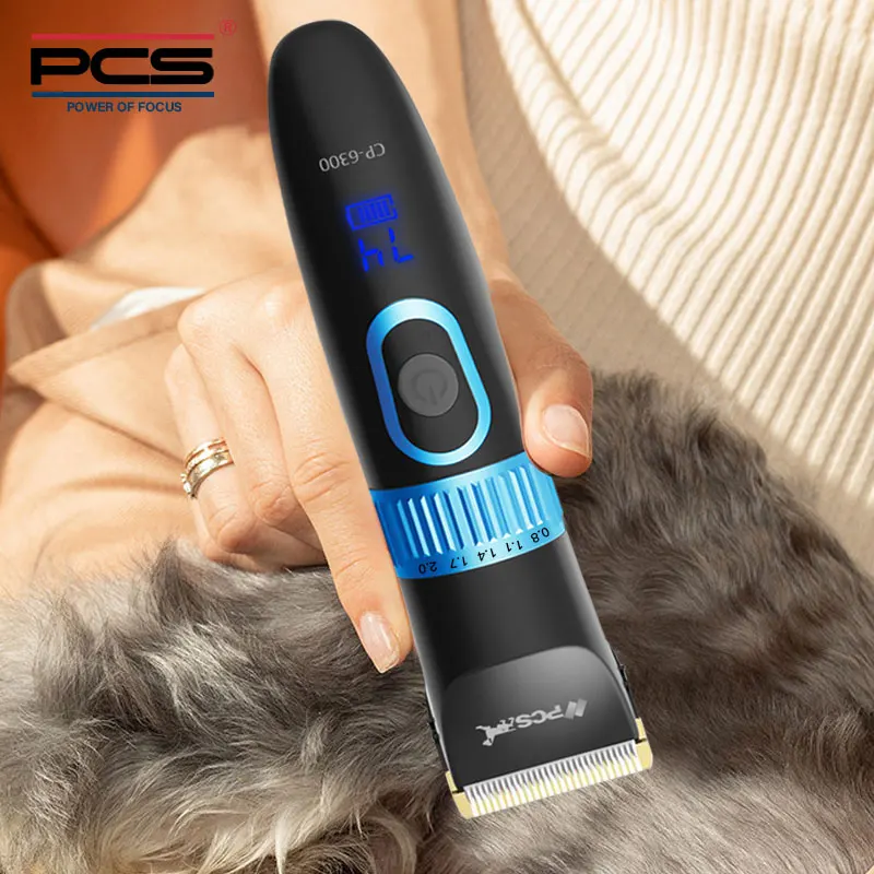 IPX7 Waterproof Pet Cleaning And Grooming Low Vibration Electric Pet Dog Hair Clipper Electric Dog Hair Trimmer
