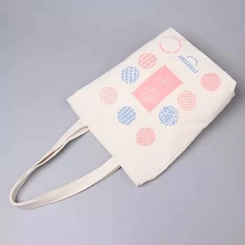 B143 Factory Price Printed Cotton promotional Canvas Tote Bag Wholesale silk screen printing organic tote bags