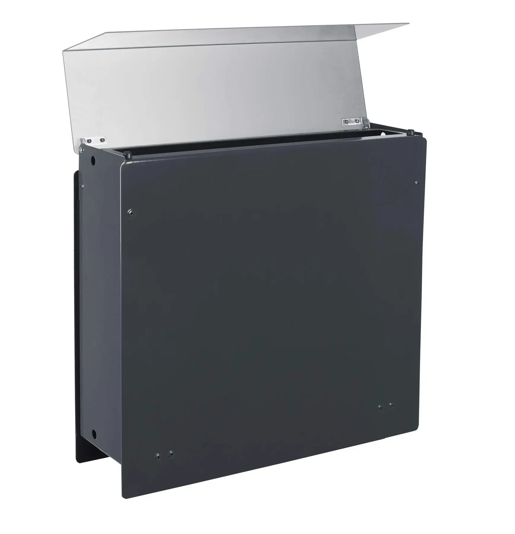 JH-Mech Fence Mounted Mailbox Popular High Capacity For Gate Fence Anti-Theft Safe Through Lockable Steel Mailbox Outdoor