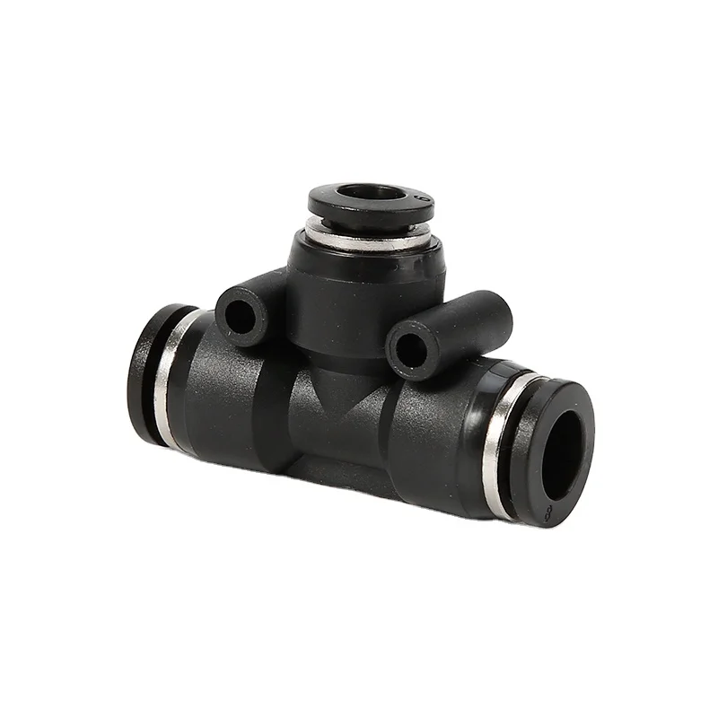 ANRUK PEG pneumatic 3 way air tube connector plastic quick one touch tee fitting