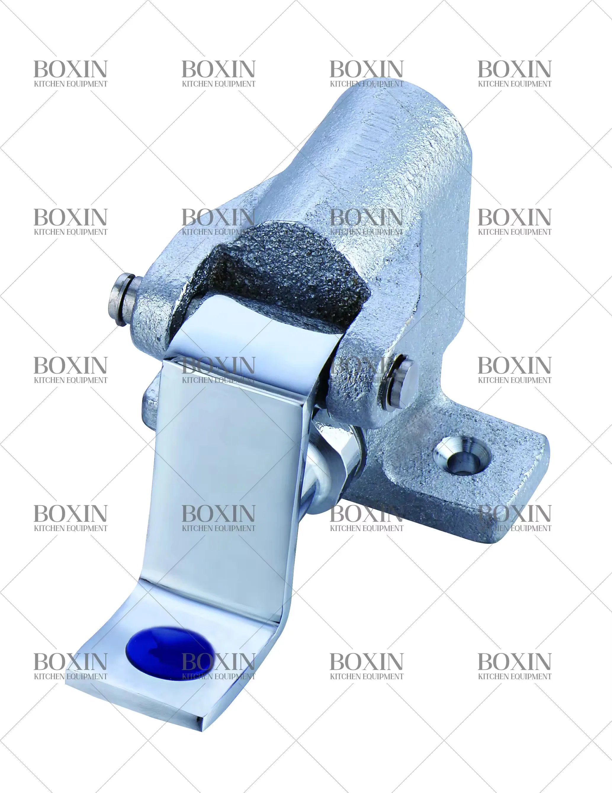 BOXIN Double Pedal Valve Foot Control for Commercial Kitchen and Hospital, Foot Valve Durable Brass Constructed