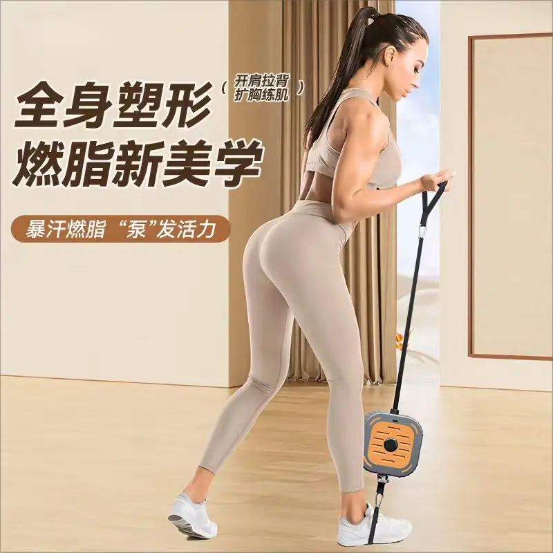 Portable Pocket Gym Power Pump Exercise Equipment Cable Machine for Home Training Total Body