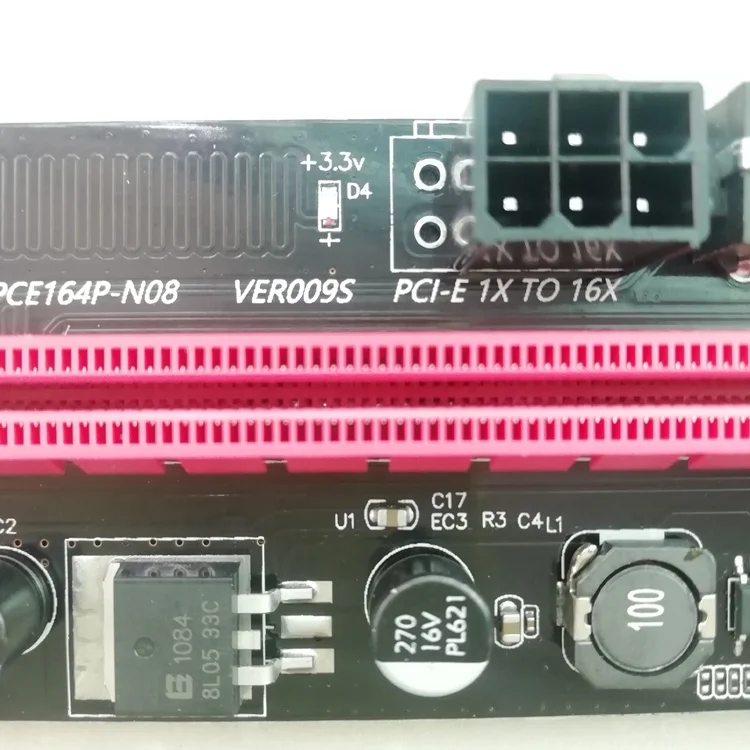  2021 последняя версия версии VER PCIE 007s 008c 008s 009s карта riser для майнинга биткоинов