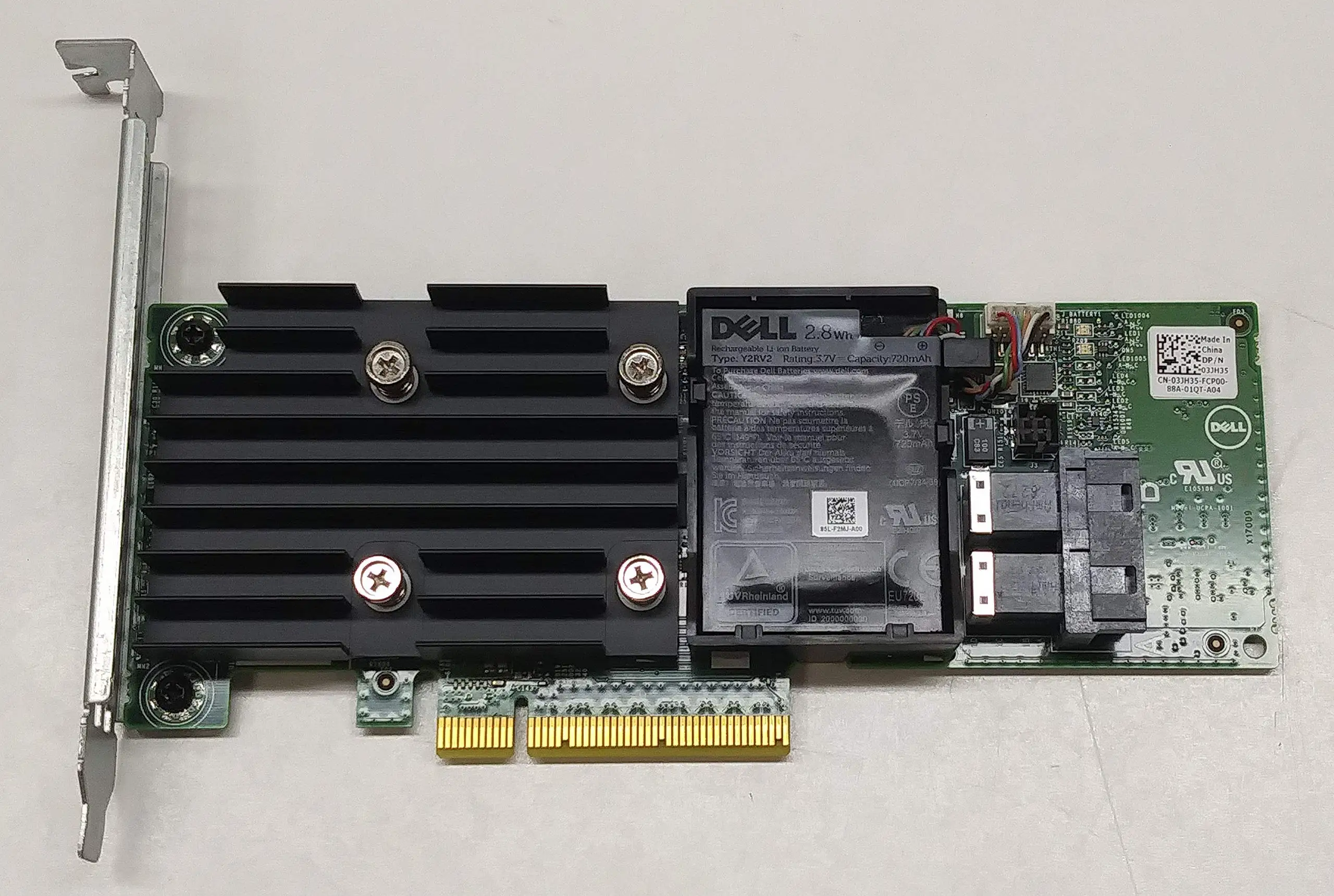 Оригинальный Новый 8 Гб кэш PERC H740P RAID контроллер карты внутренней беспроводной для использования на сервере в наличии
