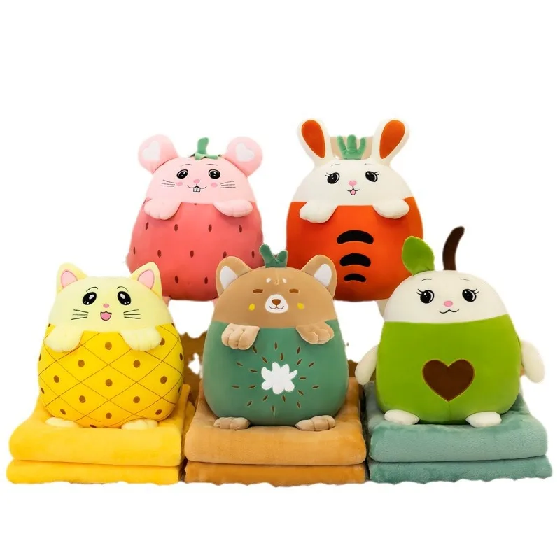 Office pillow, quilt, dual-purpose car interior cushion, nap blanket, pillow, foldable car two in one
