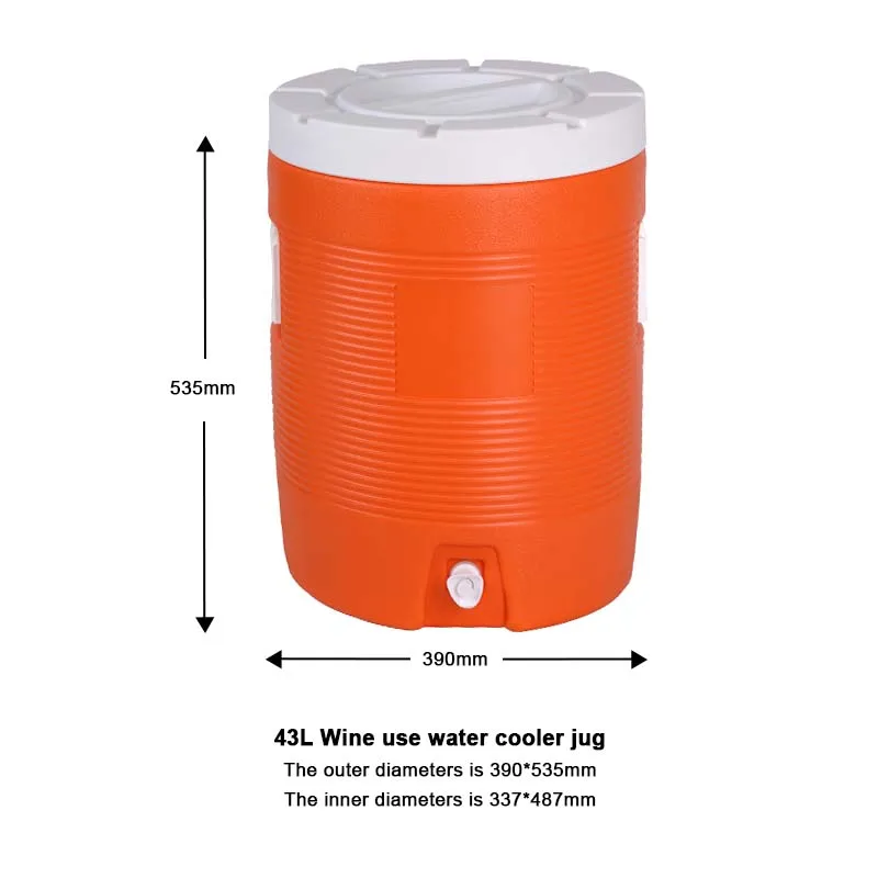 Factory Manufacture PU insulated 10 Gallon wine use water cooler jug