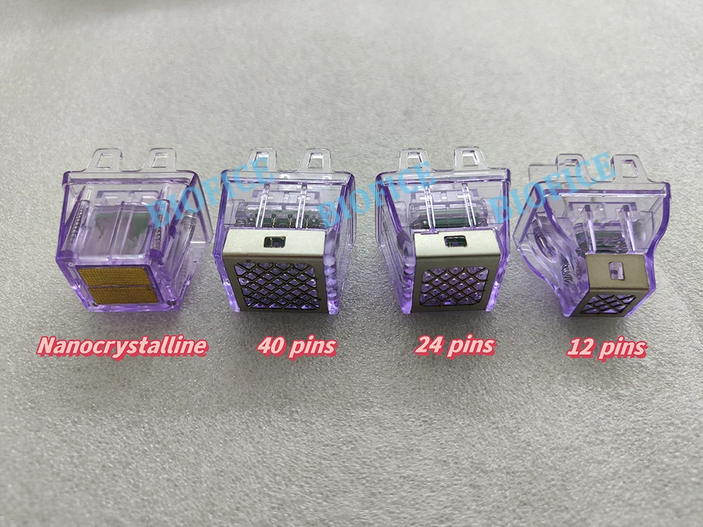 Morpheus 8 12  24 40 Pins Nano Micro Needle Tips Gold Plated Insulated Disposable Rf Fractional Micro needling Cartridges