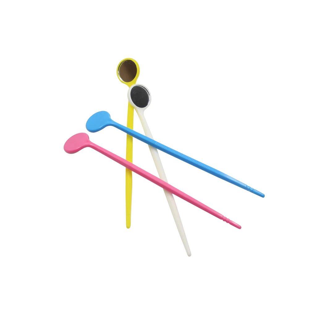 Reusable Intra Oral Examination Kit PC Glass Handle Mouth Mirror Dental Mouth Mirror