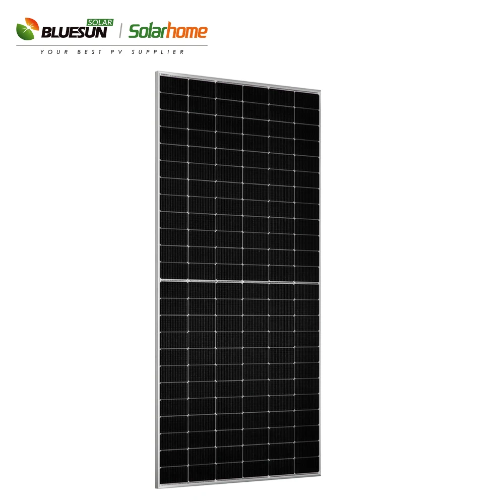Topcon 590w half cut solar cell pv panels solar panel 600w for 100kw 200kw solar panel system kit