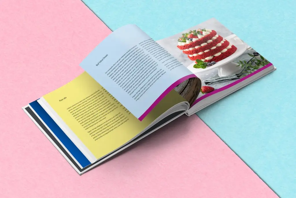 Высокое качество A4 A5 индивидуальные журналы книжный журнал брошюра каталог книжная печать