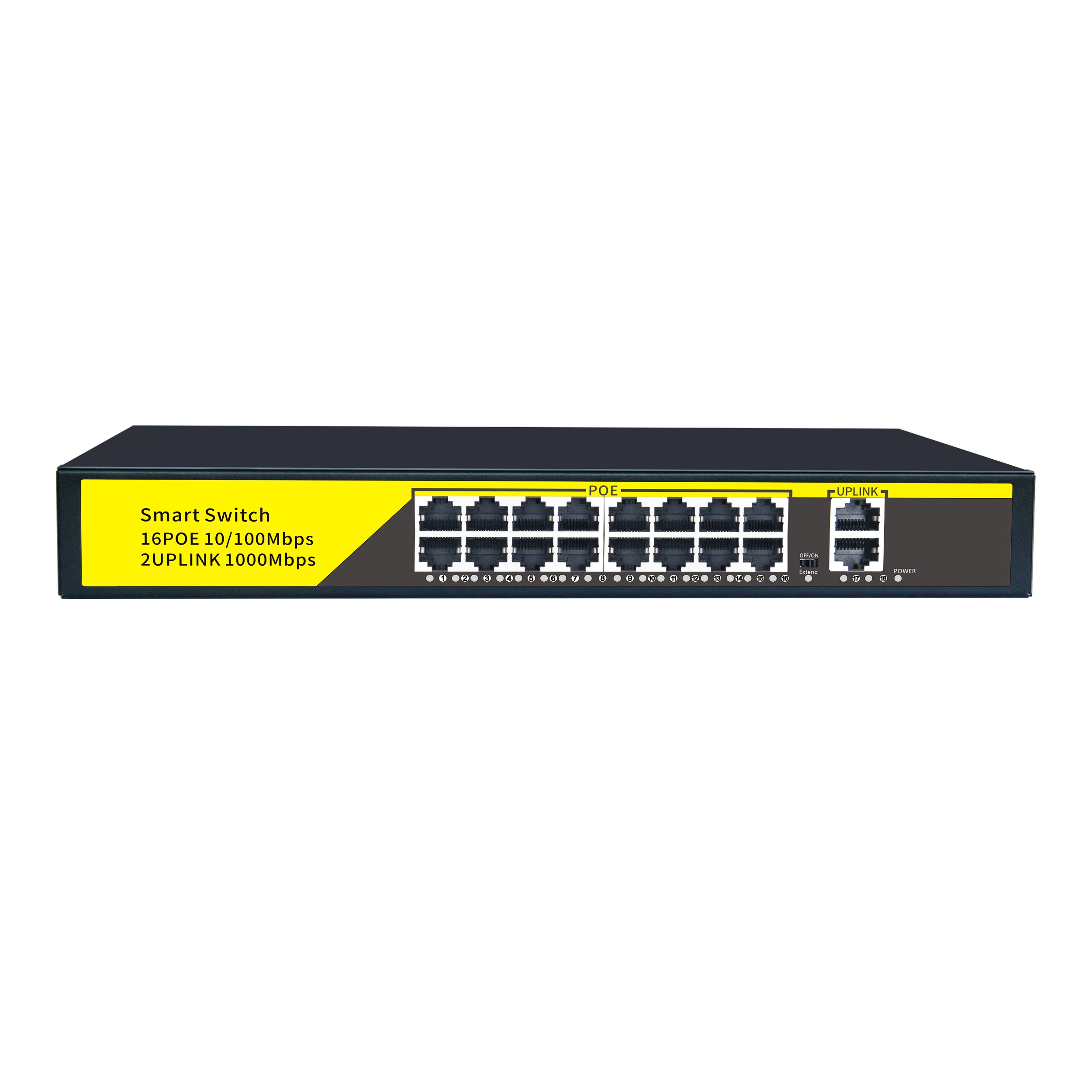 OEM/ODM high quality Factory direct  16 port 10/100M poe switch for CCTV