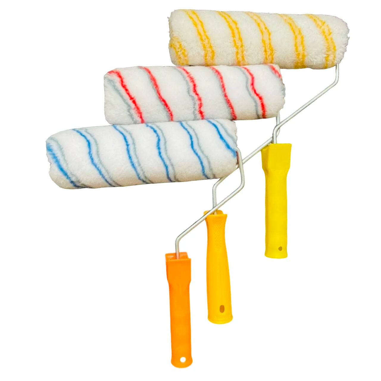 high quality wall short-nap interior and exterior double stripes Ceiling 9-Inch Paint Roller with plastic handle