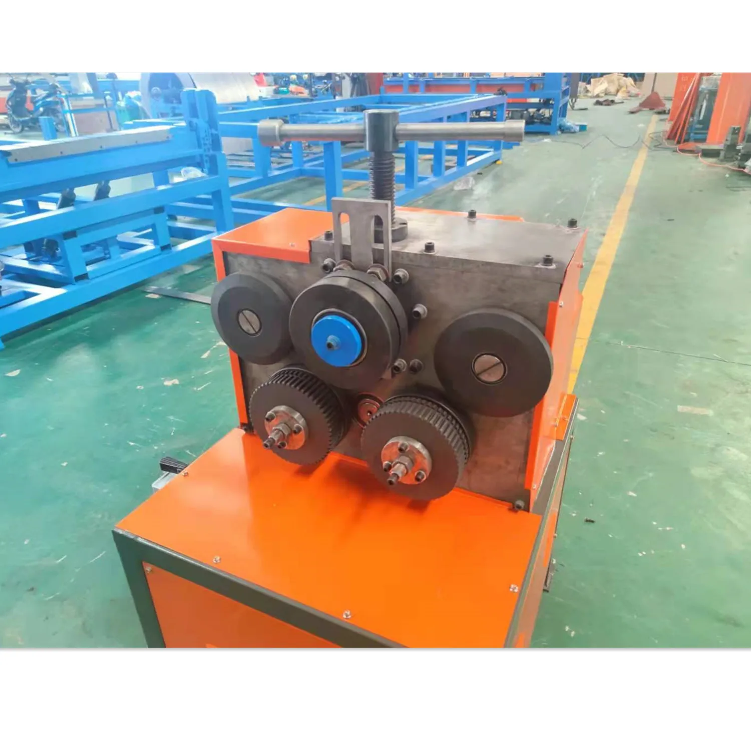 Ventilation Portable Iron Bending Machine/Electric Angle Steel Rolling Machine