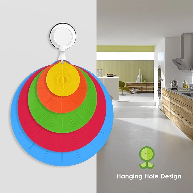 Wholesale Multipurpose Non-Slip Reusable Eco-friendly Bowl Cover Silicone Pot Lid