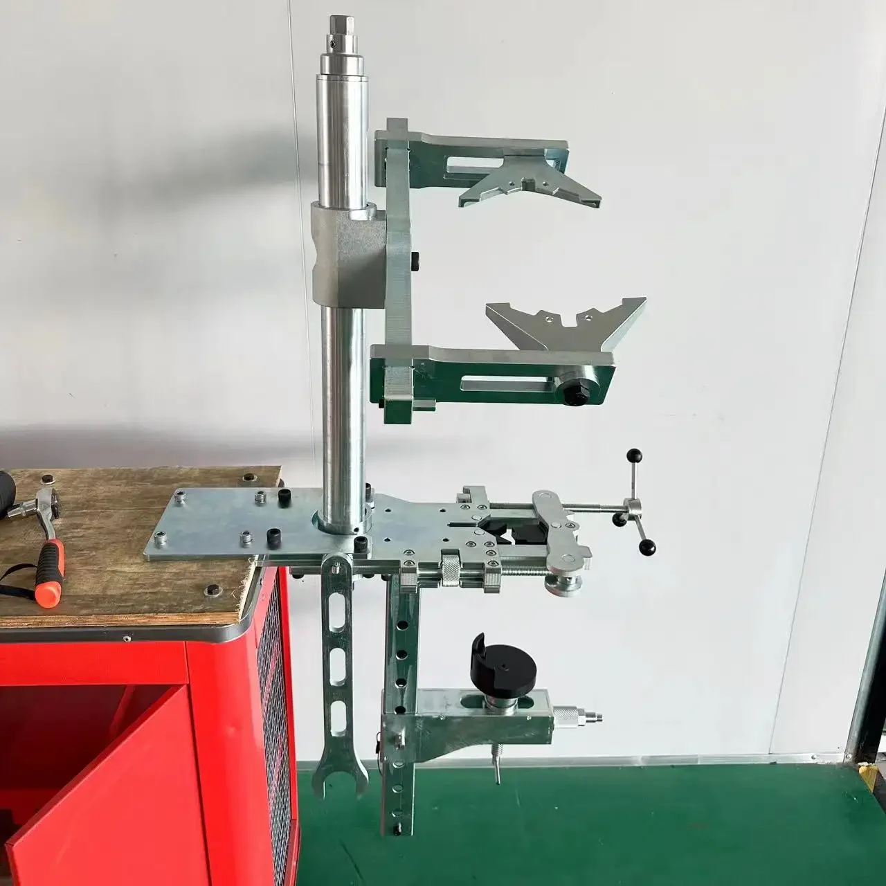 Heavy duty steel spiral shock absorber spring compressor strut removal hydraulic car tool tensioning spring device