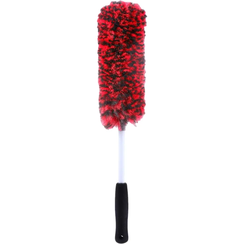 BrushDepot Metal Free Synthetic Wool Wheel Rim Brush Tire Brush for Car Cleaning