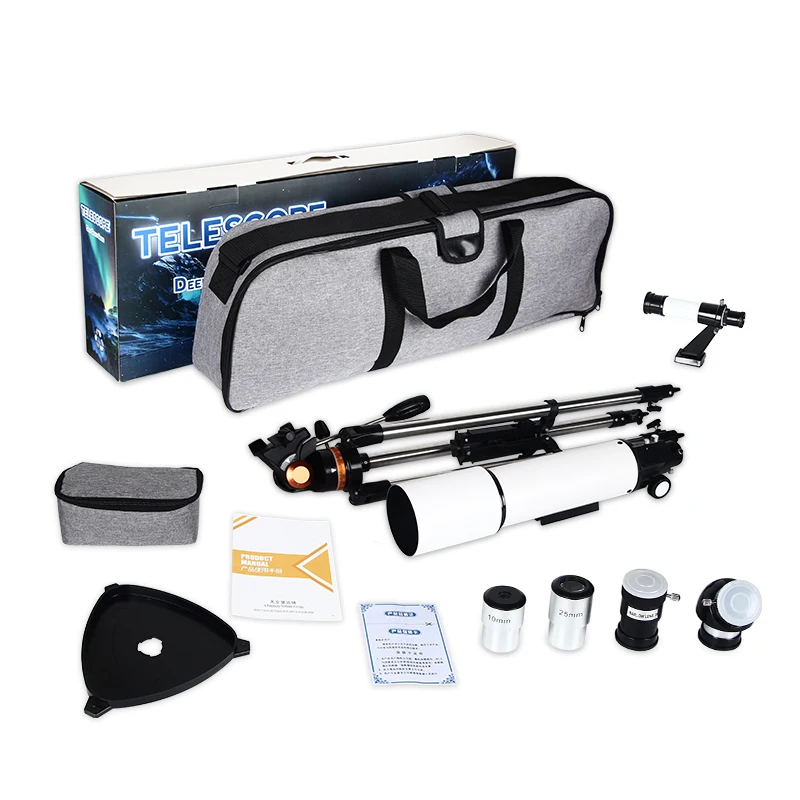 Hot Selling 80500 Outdoor Monocular Professional Astronomical Kids Educational Telescope Smartphone Professional Refraction