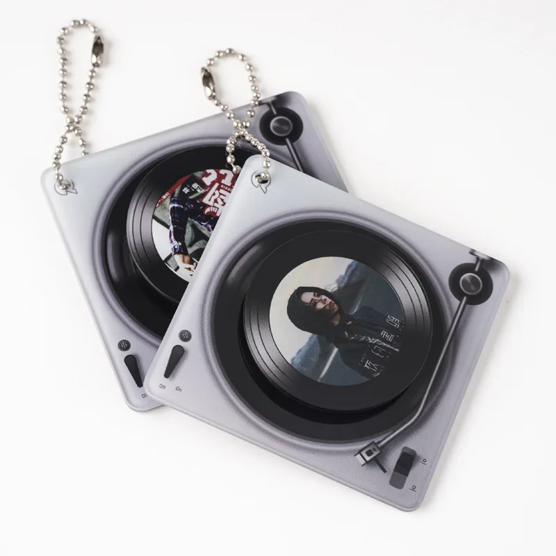 Custom Acrylic Charms Key Chain Phone Charm Shaker Custom Acrylic cd Case Keychain Anime Stand Acrylic Keychain
