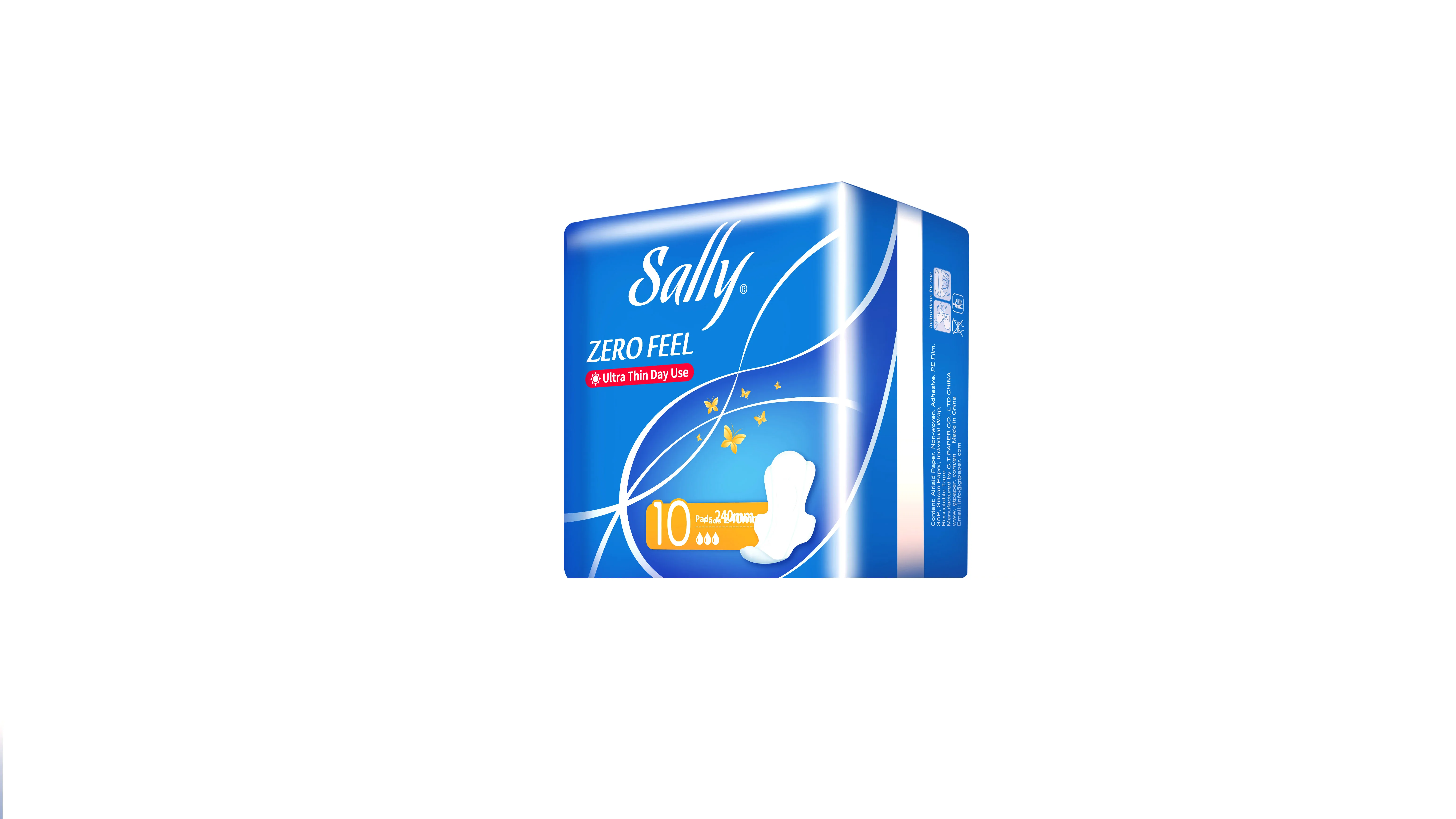 Sally Winged Sanitary Napkin Pad Menstrual Thick Napkins Women Pads Feminine Sanitary Napkin Sanitary Towel