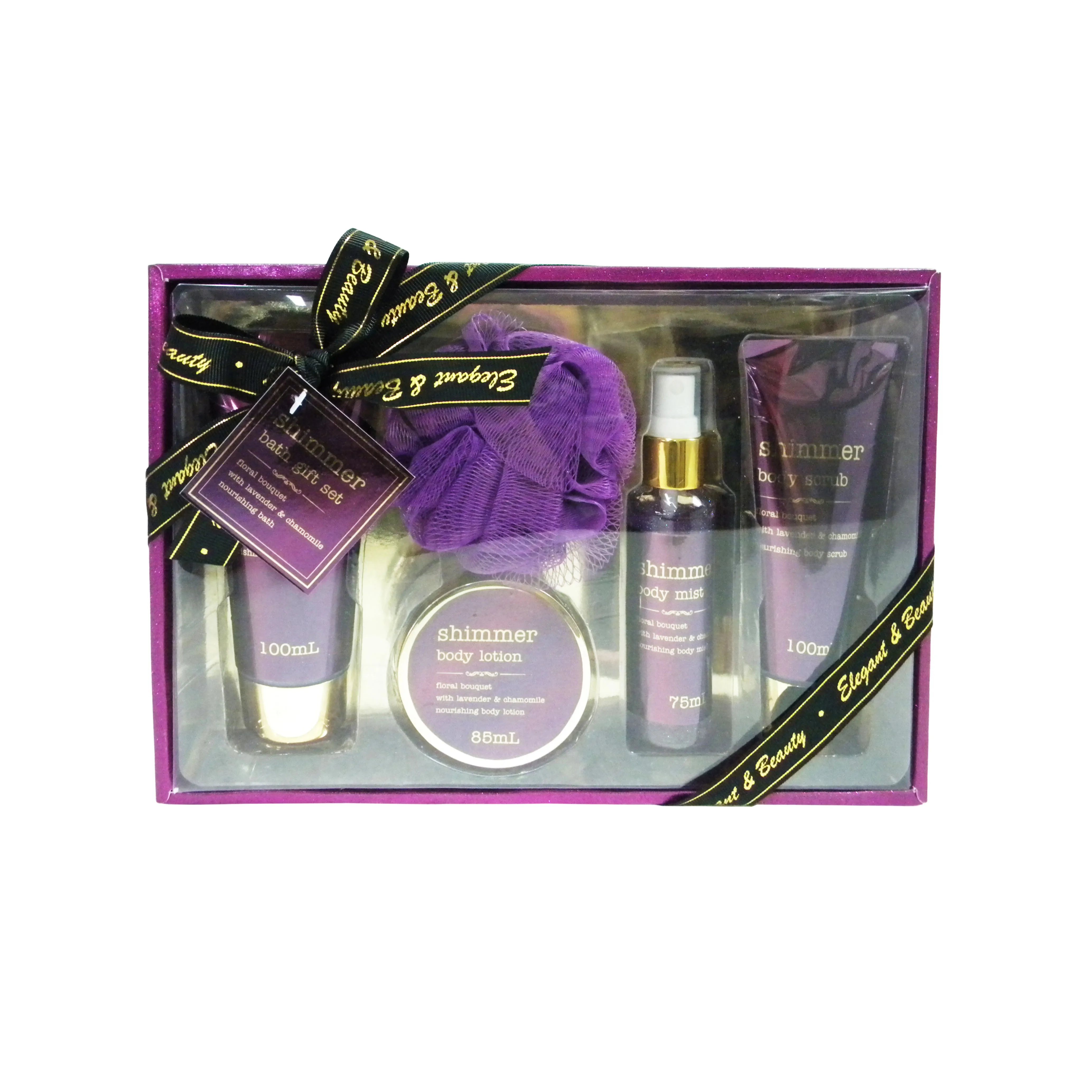 wholesale  high-end luxury products bath spa gift set shower gel ,body lotion for woman
