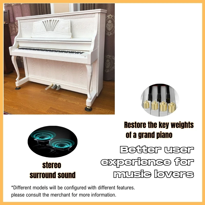 Brand new upright piano playing professional handmade retro big music stand real piano