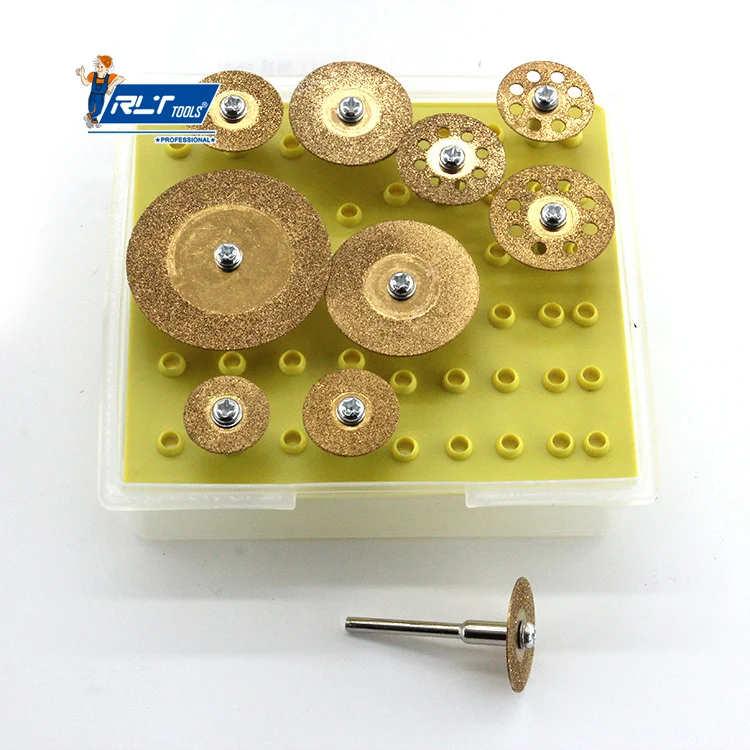 RLT Tools Wholesale Custom Diamond Abrasive Grinding Wheel Set For Rotary Tool Cutting / Grinding / Engraving Tools Cutting
