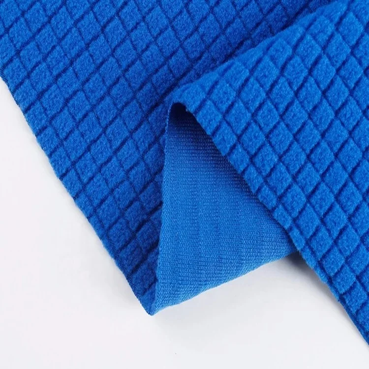 100% полиэстер 150d вытянутая текстурированная нить спускная игла с микрофлисом блейзер для женщин для свитер